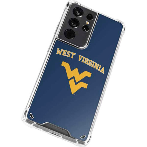 West Virginia University Est 1867 Galaxy S21 Ultra 5G Clear Case